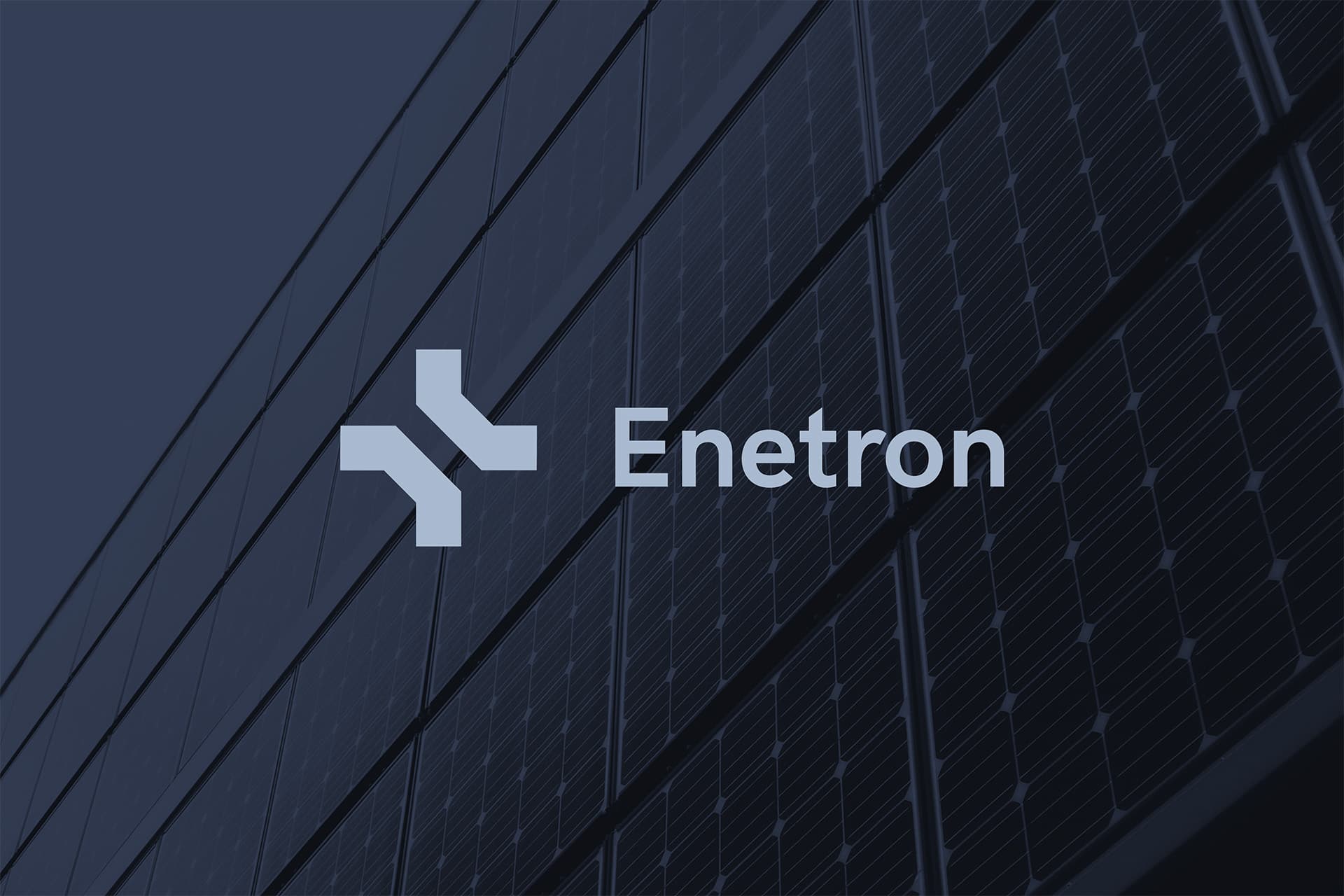 Enetronin logo visuaalisesti esitettynä